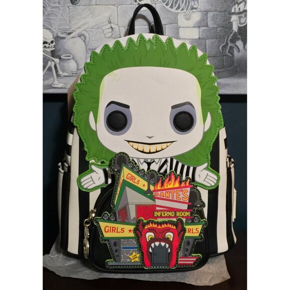 Loungefly Beetlejuice Dantes Inferno Backpack main image 10